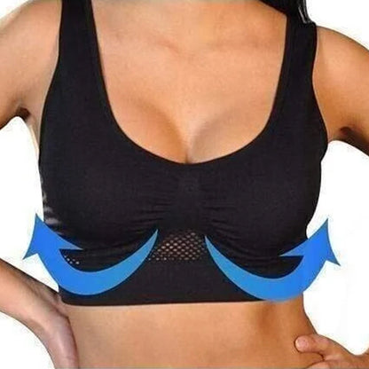 Soutien-gorge de sport respirant en maille