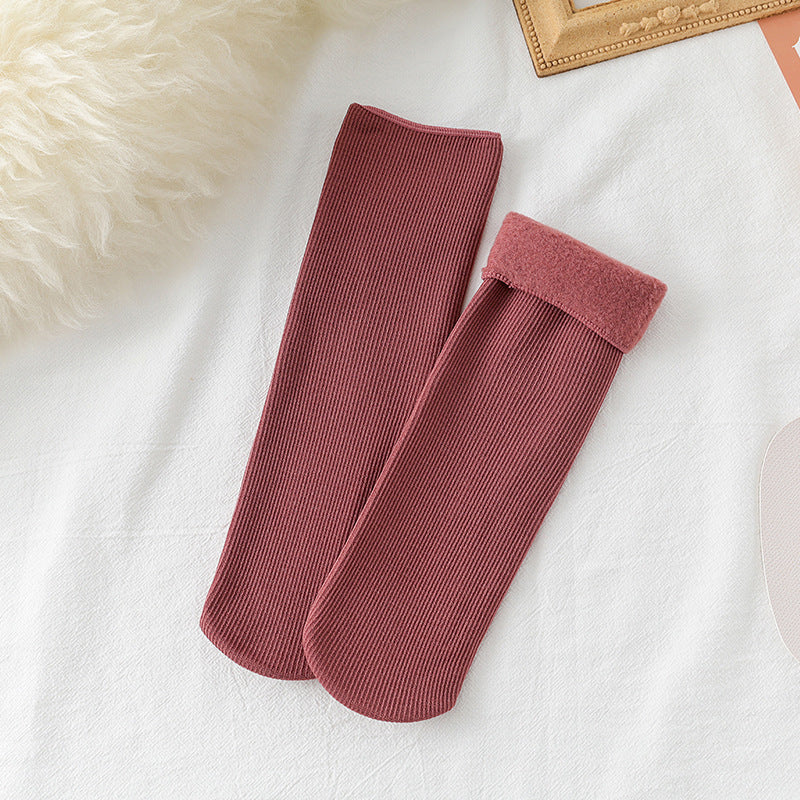 🧦Chaussettes d'Hiver avec Doublure en Peluche