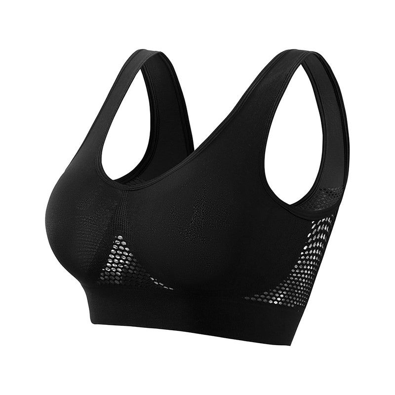 Soutien-gorge de sport respirant en maille