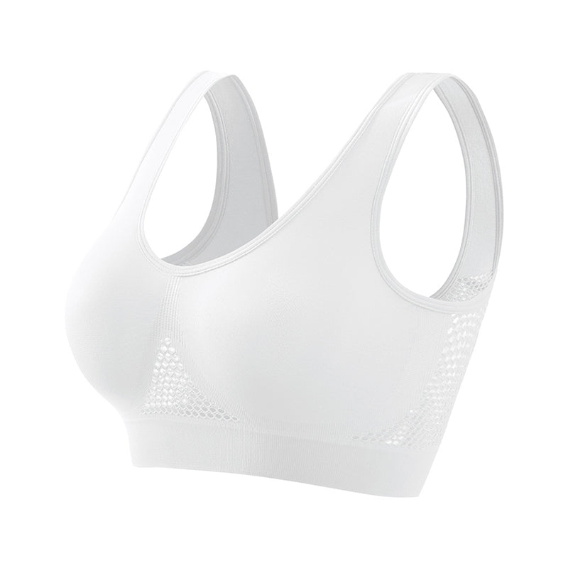 Soutien-gorge de sport respirant en maille