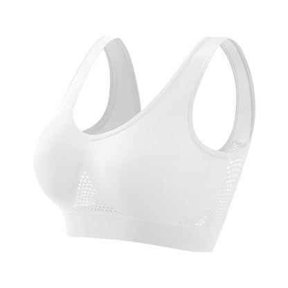 Soutien-gorge de sport respirant en maille