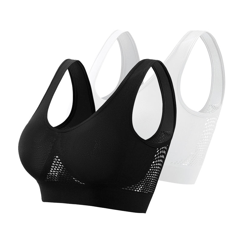 Soutien-gorge de sport respirant en maille