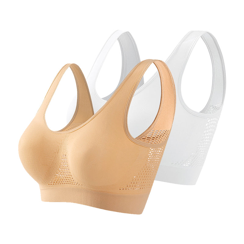 Soutien-gorge de sport respirant en maille