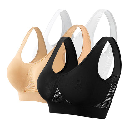 Soutien-gorge de sport respirant en maille