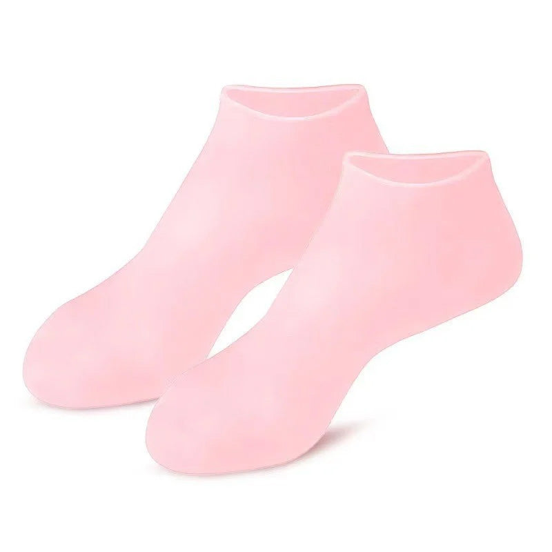 Chaussettes en silicone pour femmes pour spa et pédicure