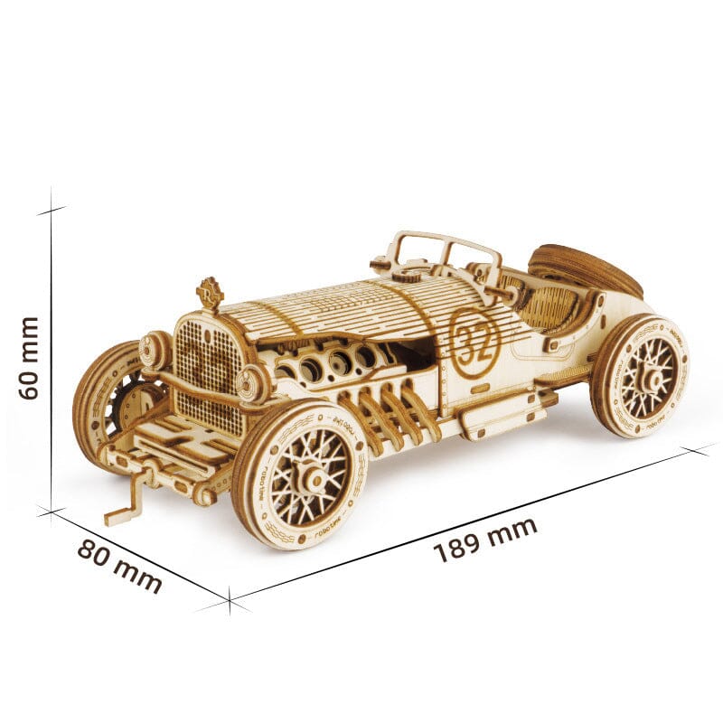 Ensemble de puzzle de modèle mécanique en bois super