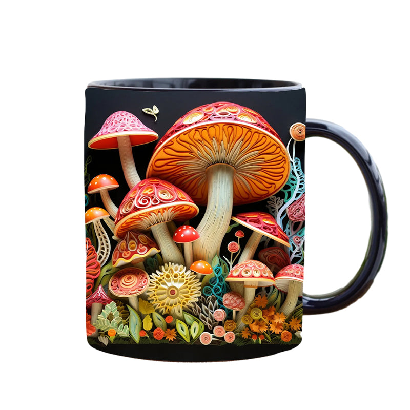 Tasse de champignons magiques 3D