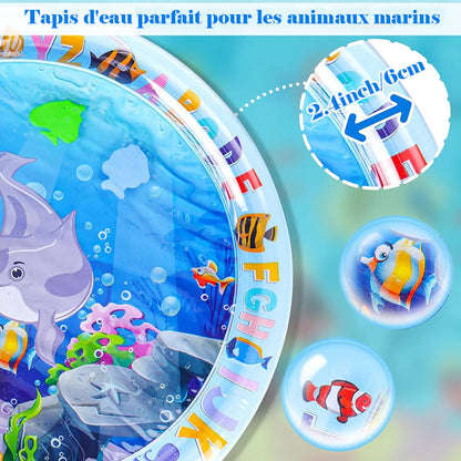 Tapis gonflable pour jeux d'eau