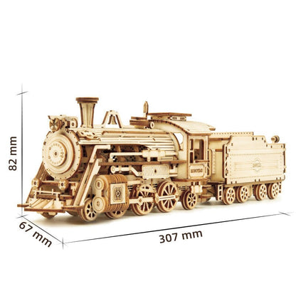 Ensemble de puzzle de modèle mécanique en bois super