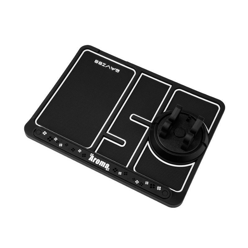 4 en 1 Tapis Antidérapant pour Voiture avec Support de Téléphone