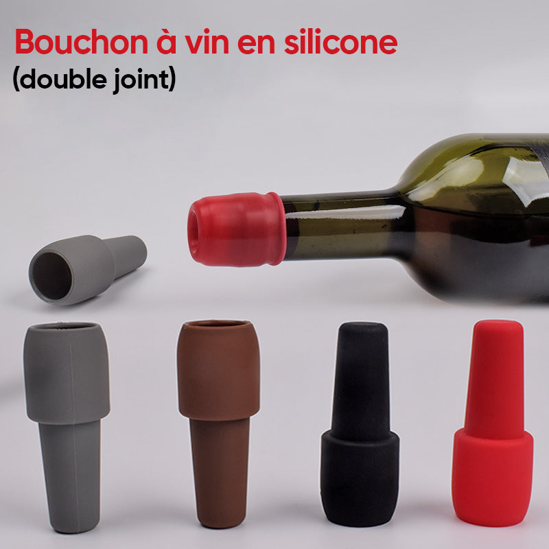 Bouchon de bouteille de vin mousseux réutilisable