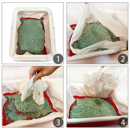 Filtre à Sable pour Chat pour Animaux de Compagnie (10 pièces)