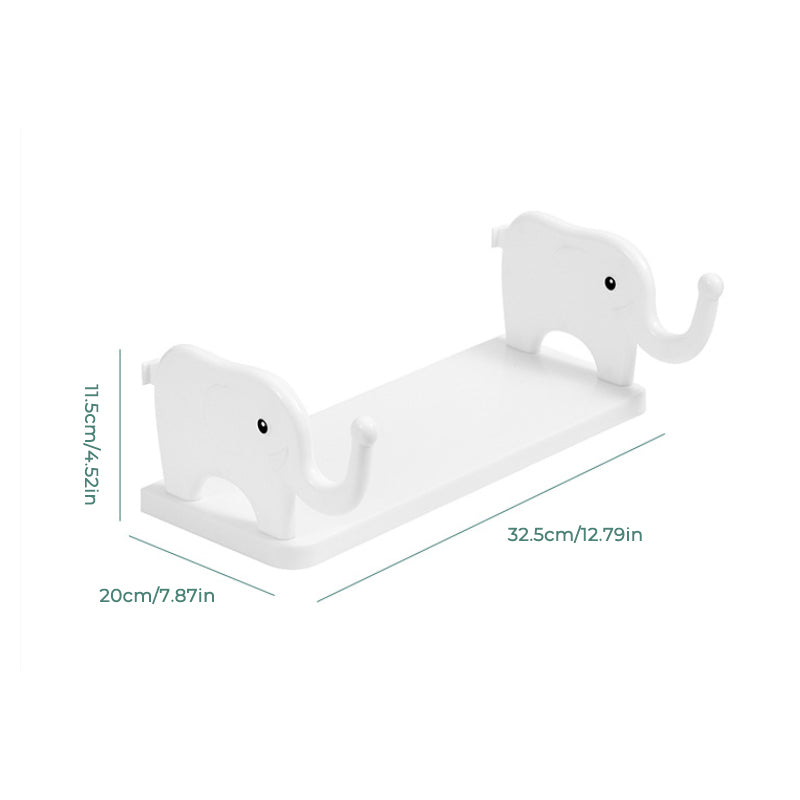 Étagère de rangement multifonctionnelle en forme d'éléphant