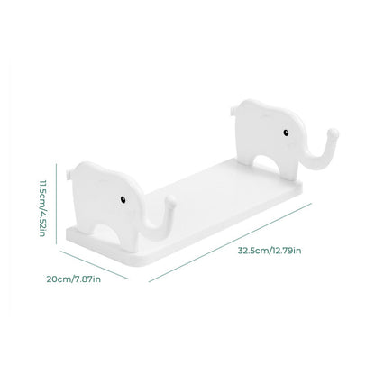 Étagère de rangement multifonctionnelle en forme d'éléphant