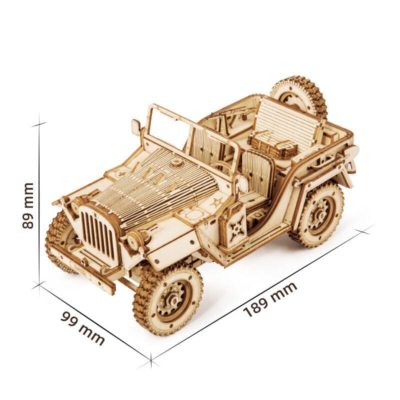 Ensemble de puzzle de modèle mécanique en bois super