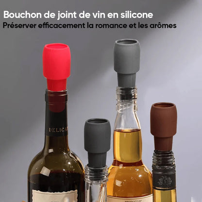 Bouchon de bouteille de vin mousseux réutilisable