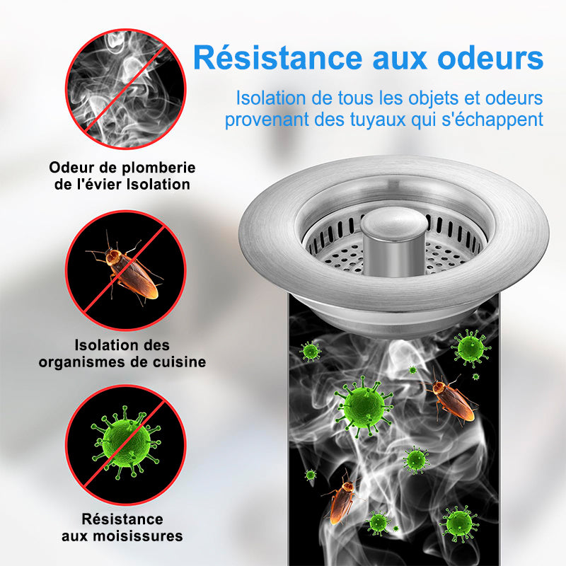 Filtre de drainage de sol en acier inoxydable