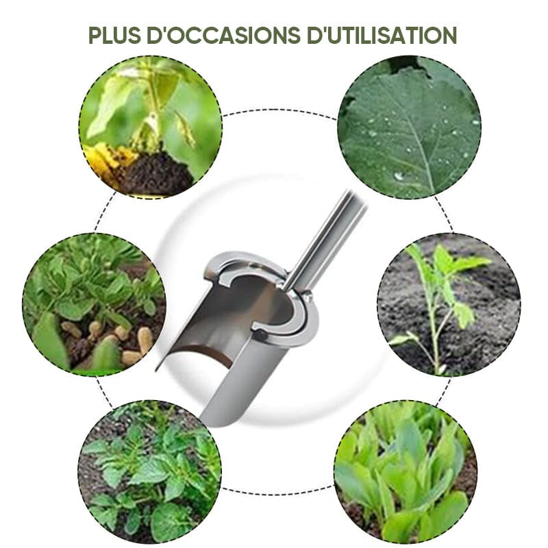 Perceuse de trous pour plantation et repiquage