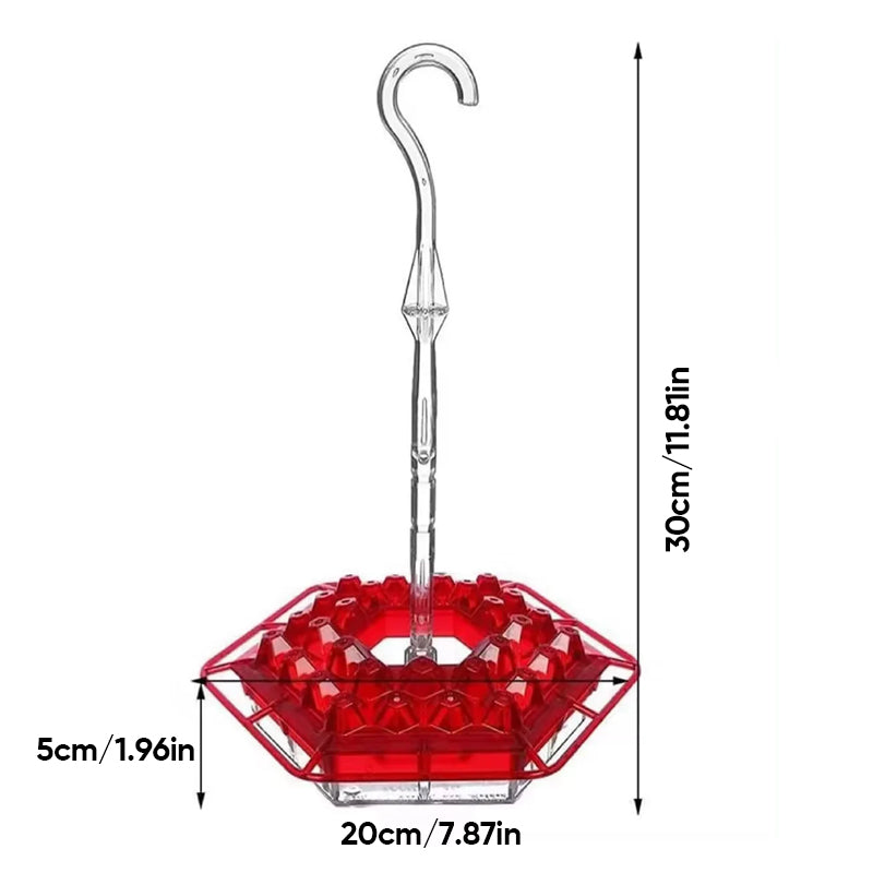 Mangeoires pour colibris suspendues à l'extérieur