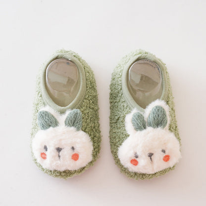 Chaussettes mignonnes en fourrure pour bébé