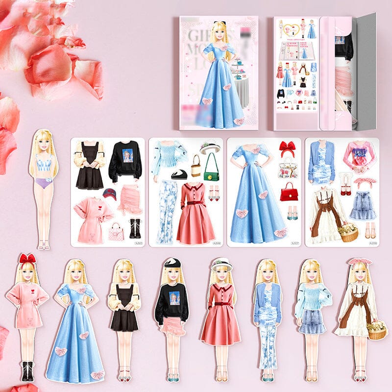 👗Jeu d'habillage magnétique pour bébés👸