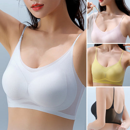 Soutien-gorge d'Eté sans Coutures en Soie Glacée