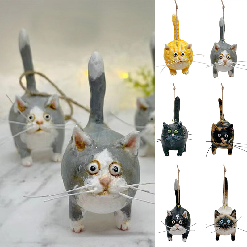 🎉Vente anticipée de Noël - 49 % OFF 🎁Sculpture miniature de chaton