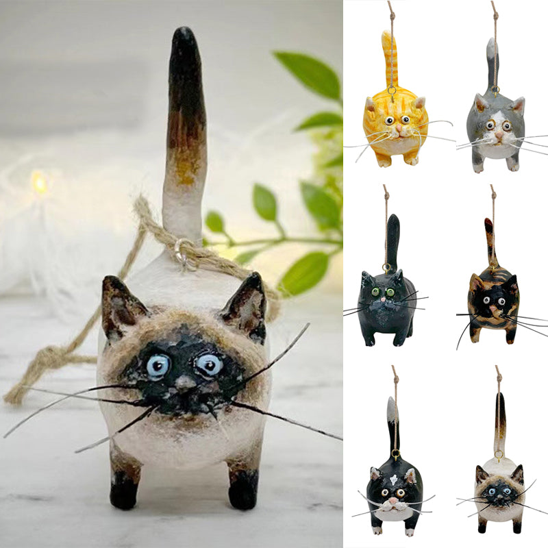 🎉Vente anticipée de Noël - 49 % OFF 🎁Sculpture miniature de chaton