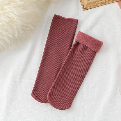 🔥Chaussettes d'Hiver avec Doublure en Peluche