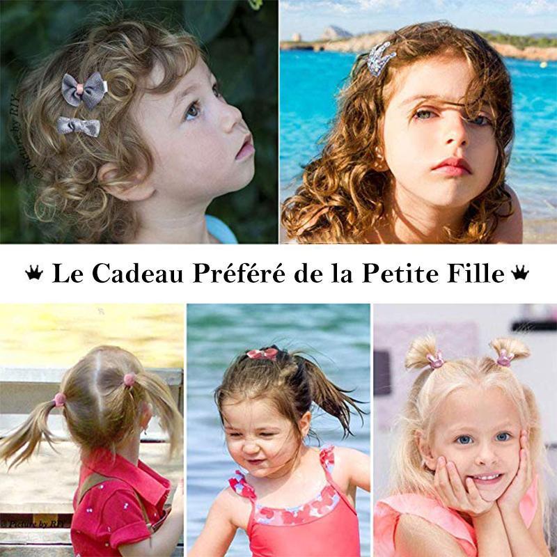 18 Pièces Pince à Cheveux Set pour Bébé Fille