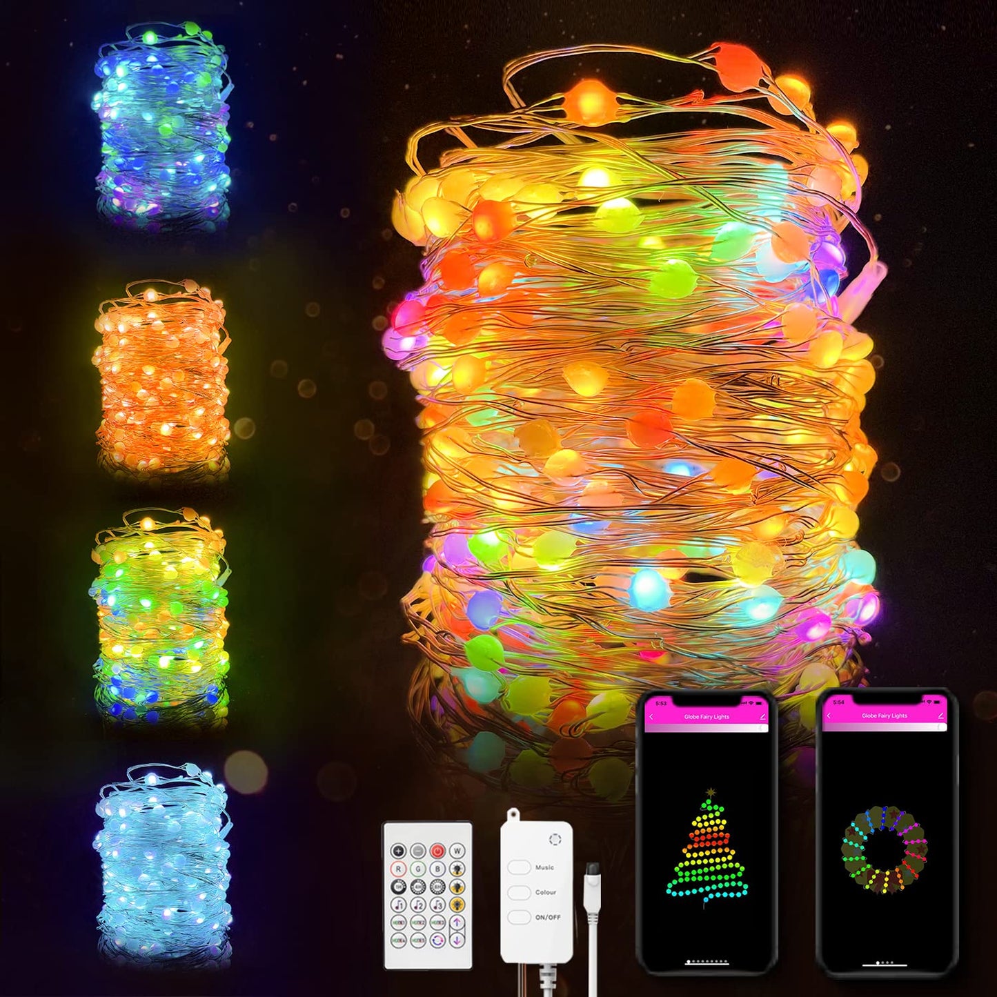 (🎄Promotion de Noël en avance🎄)Guirlandes lumineuses LED