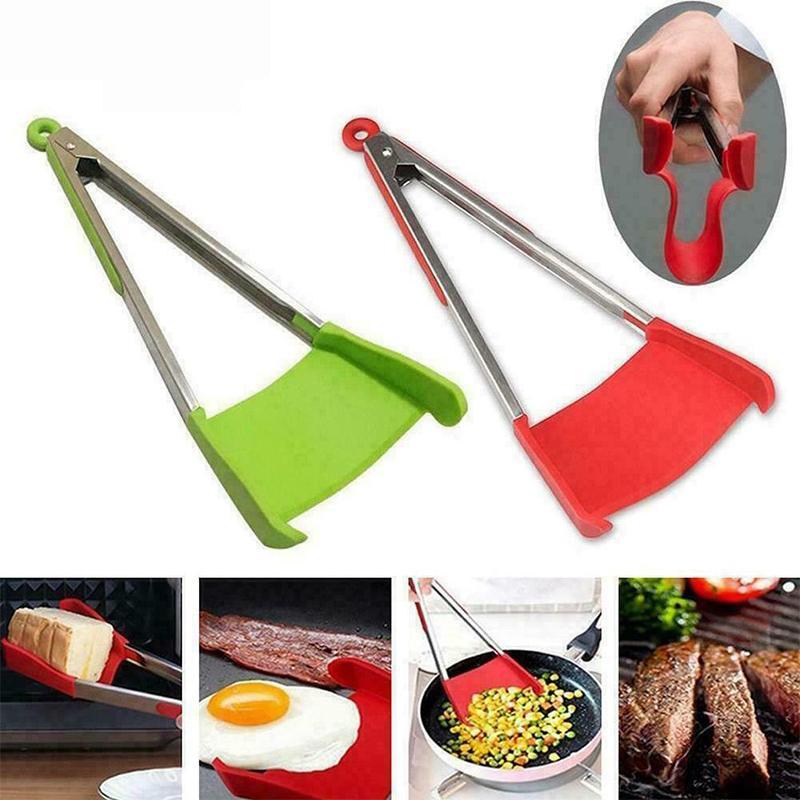 2 en 1 Spatule et Pince de la Cuisine