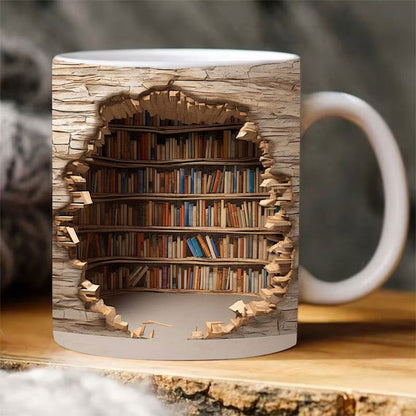 Tasse de bibliothèque 3D  Note