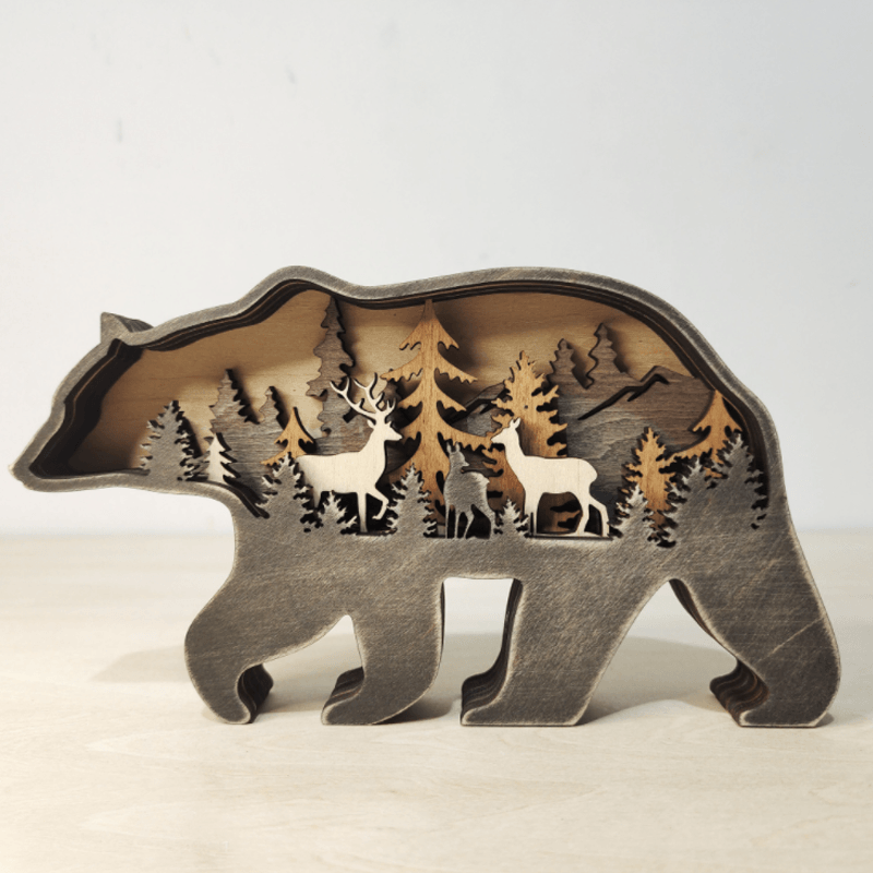 (🎅Vente de Noël anticipée🎅) Décoration d'animaux de la forêt créative de Noël