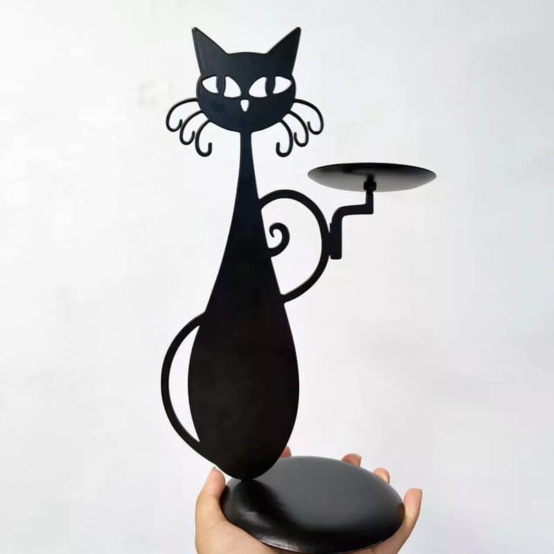 Bougeoir Chat Noir