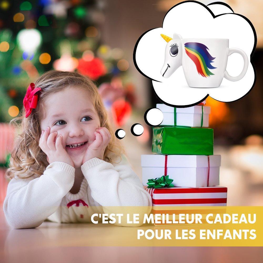 3D Licorne Tasse de Sensible à la Chaleur