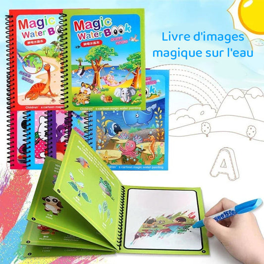 Livre de coloriage de l'eau magique