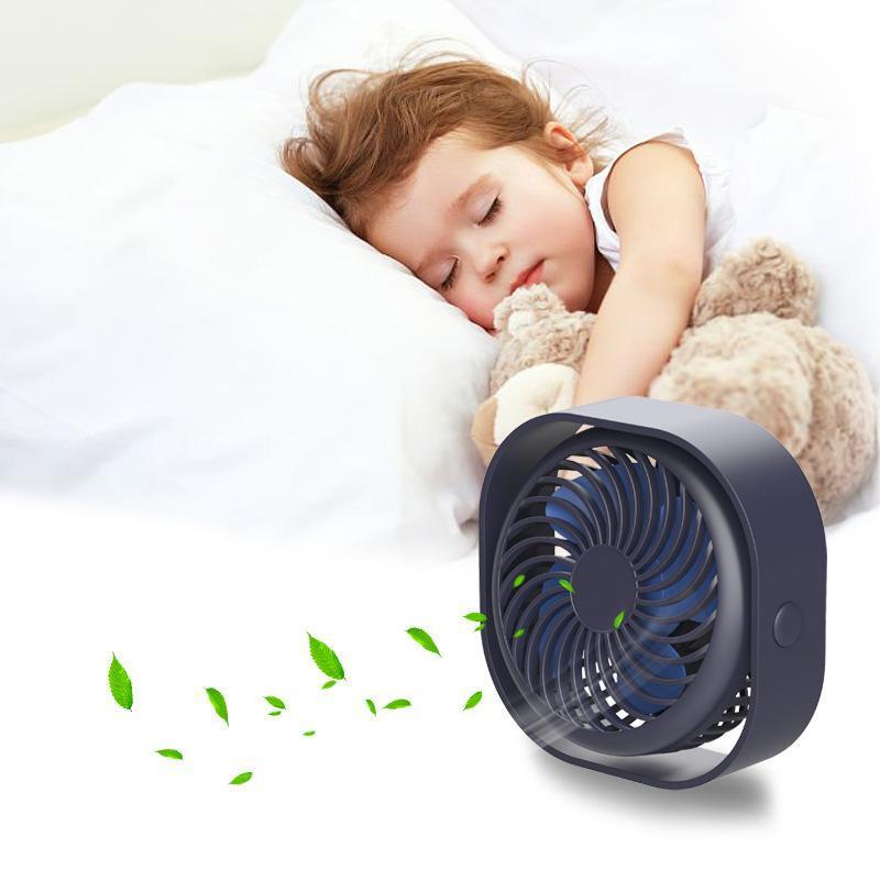 Mini Ventilateur de Chargement USB Carré