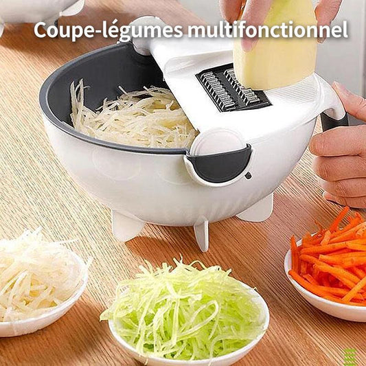 Coupe-légumes rotatif pratique