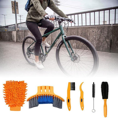 Kit de Nettoyage de Vélo (6 Pièces)