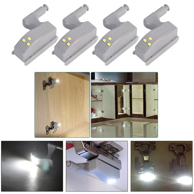 LED Lumière de Charnières pour Armoire (10 pièces)