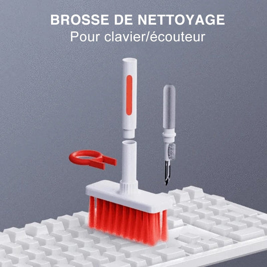 🌲Brosse de Nettoyage 5 en 1 pour Clavier et Écouteurs