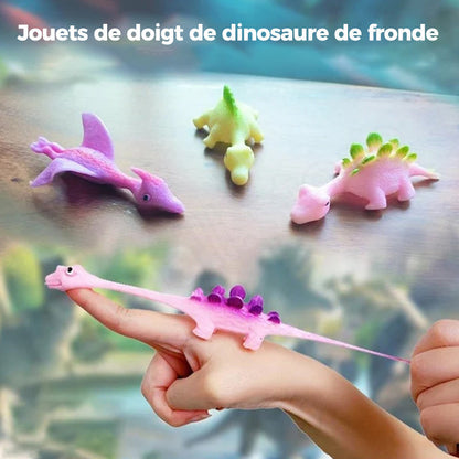 Jouets de doigt de dinosaure de fronde