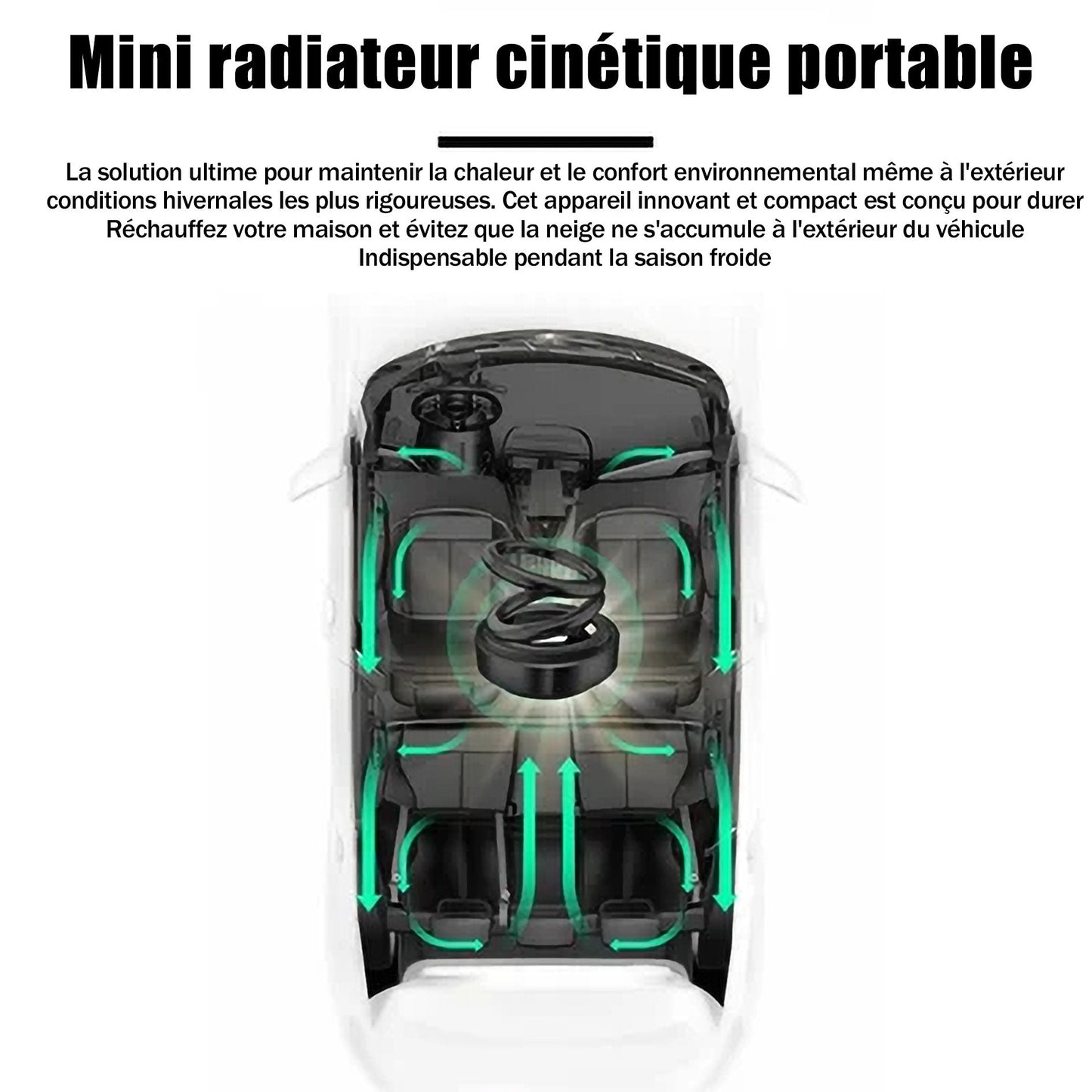 Réchauffeur moléculaire cinétique portable