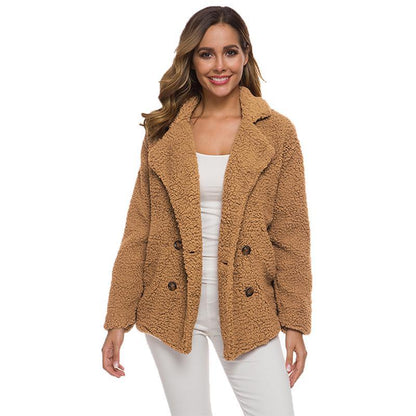 Veste en Peluche pour Femmes en Polaire