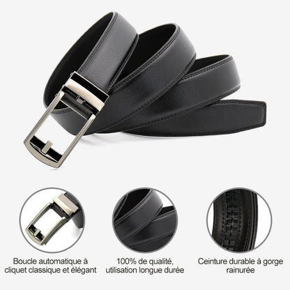 Ceinture homme avec boucle automatique