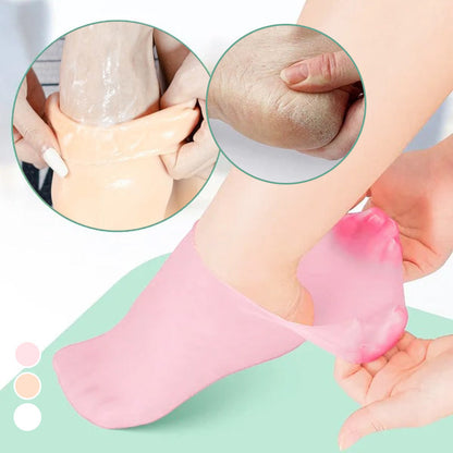 Chaussettes en silicone pour femmes pour spa et pédicure