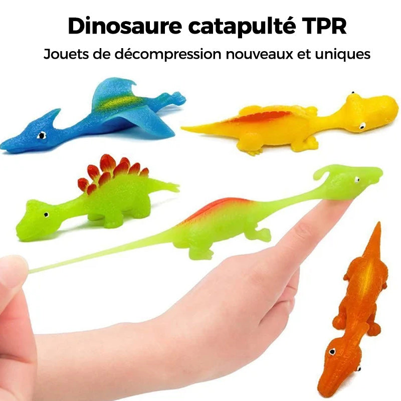 Jouets de doigt de dinosaure de fronde