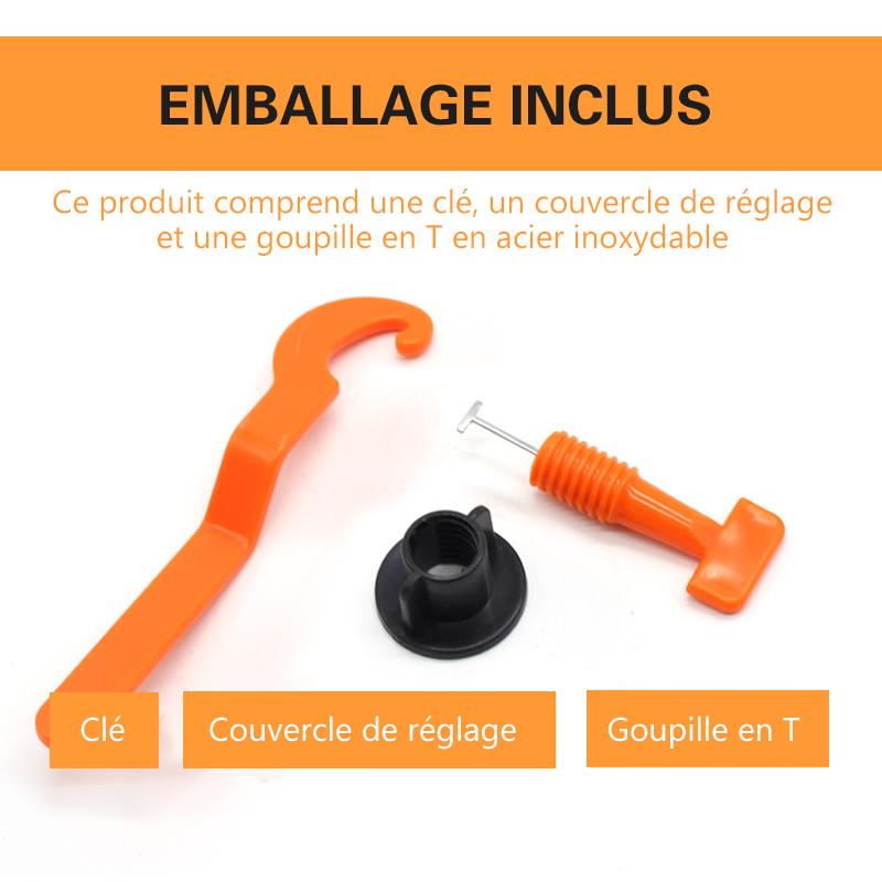 (50 pièces) Kit de Niveleur de Carrelage