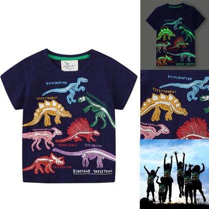 T-shirt Dinosaure Lumineux